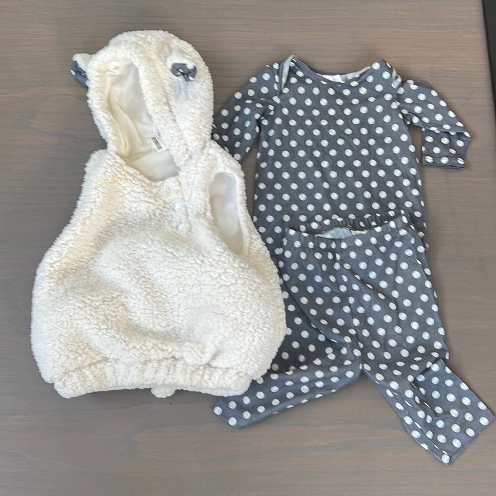 Lamb baby costume